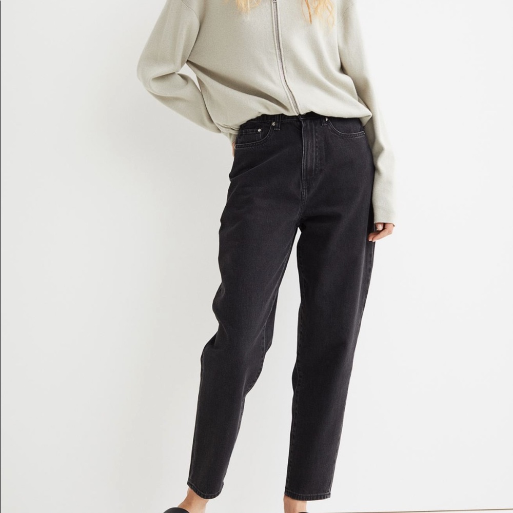 H&M ultra high waisted mom jeans